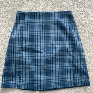 brandy melville blue cara skirt